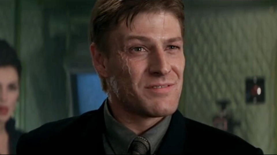 <p> Alec Trevalyan (Sean Bean) had a score to settle with England in <em>Goldeneye</em>, and he went as far as to become best friends with its top agent. Of course, the James Bond movies of Pierce Brosnan saw his entry into the series derailing this scheme to steal quite a bit of cash in a rather explosive manner. </p>