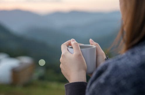 <span class="caption">Everyone had a different experience of the pandemic</span> <span class="attribution"><a class="link " href="https://www.shutterstock.com/image-photo/solo-woman-drink-coffee-relax-wellbeing-1975069022" rel="nofollow noopener" target="_blank" data-ylk="slk:Shutterstock;elm:context_link;itc:0;sec:content-canvas">Shutterstock</a></span>