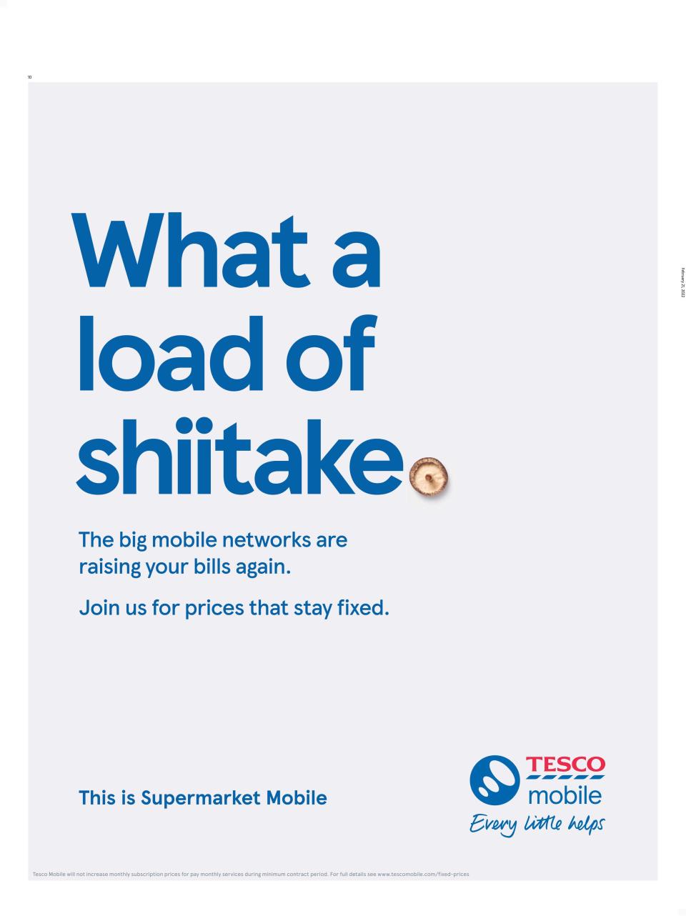 One of the Tesco Mobile ads banned by the ASA (ASA/PA)