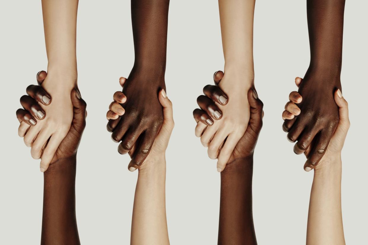 How to Be an Ally Now — and Always , protest, Interracial Handshake