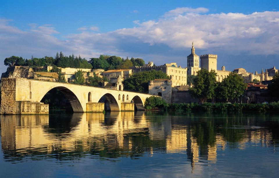 The Papal Palace in Avignon is one of many cultural gems along the Rhône - Getty