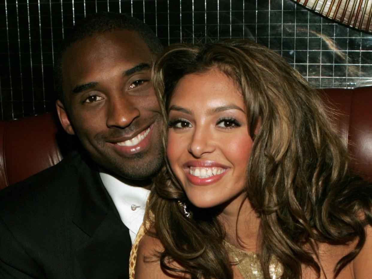 Kobe Bryant and wife Vanessa in 2004.