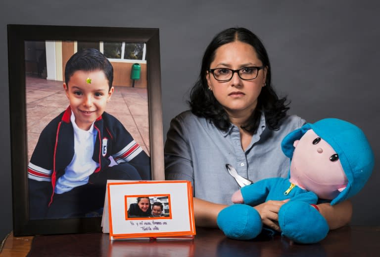 Single mother Miriam Rodriguez Guise lost her seven-year-old son Jose Eduardo in the Rebsamen elementary school collapse