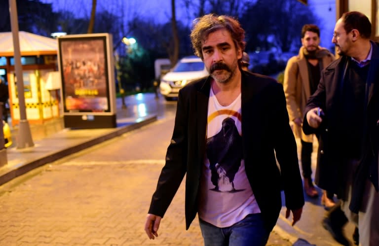Deniz Yucel, a reporter with Germany's Die Welt newspaper, returned to his home in Istanbul after spending a year in jail