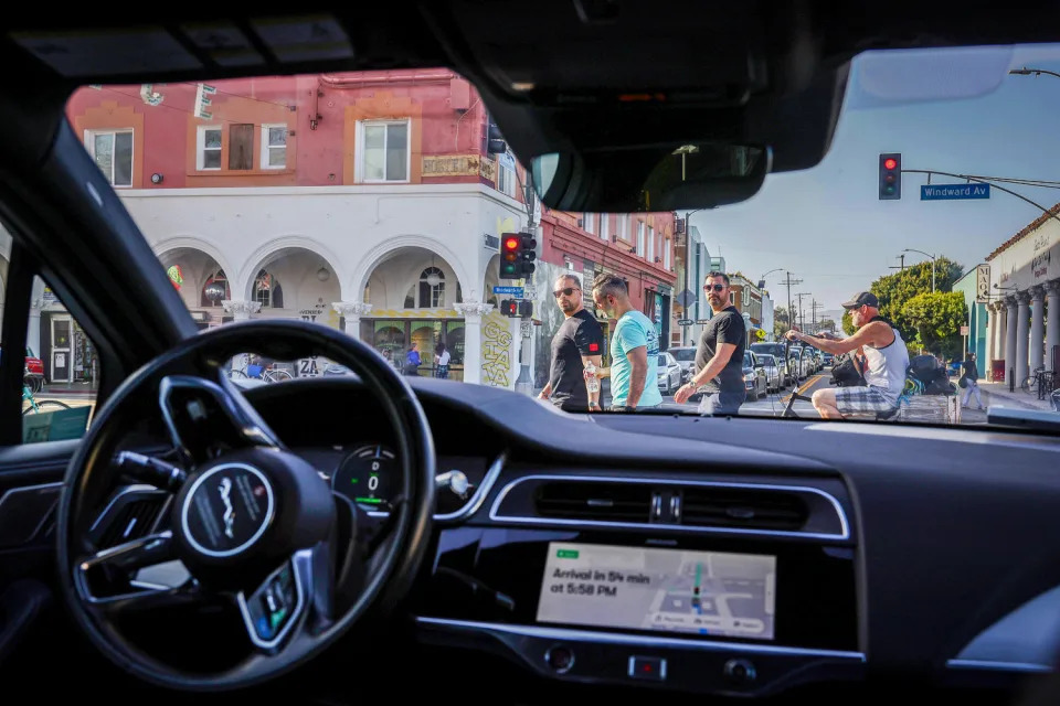 Waymo's self driving Taxi. (Mario Tama / Getty Images file)