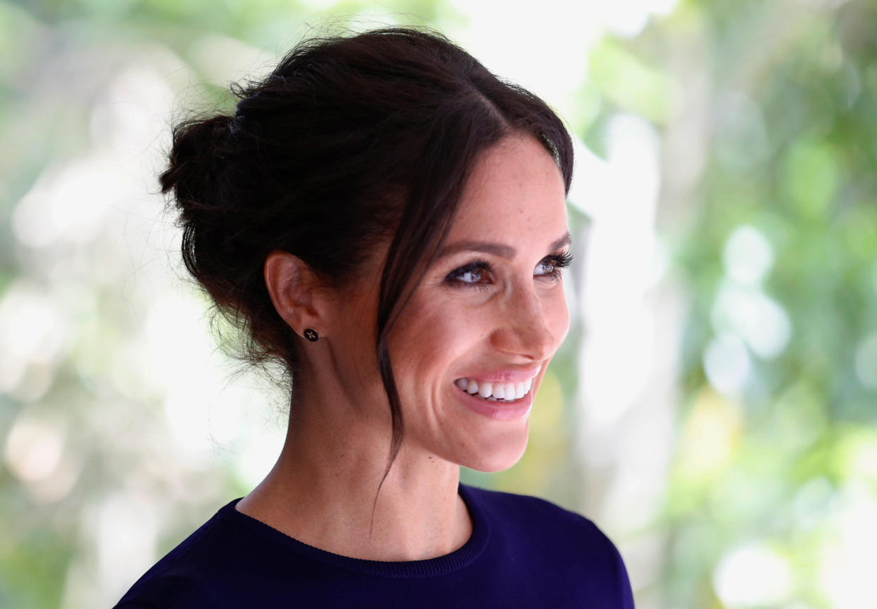 Meghan Markle apparently won’t be wearing a Victoria Beckham dress anytime soon. (Photo: Phil Noble/Pool/Getty Images)