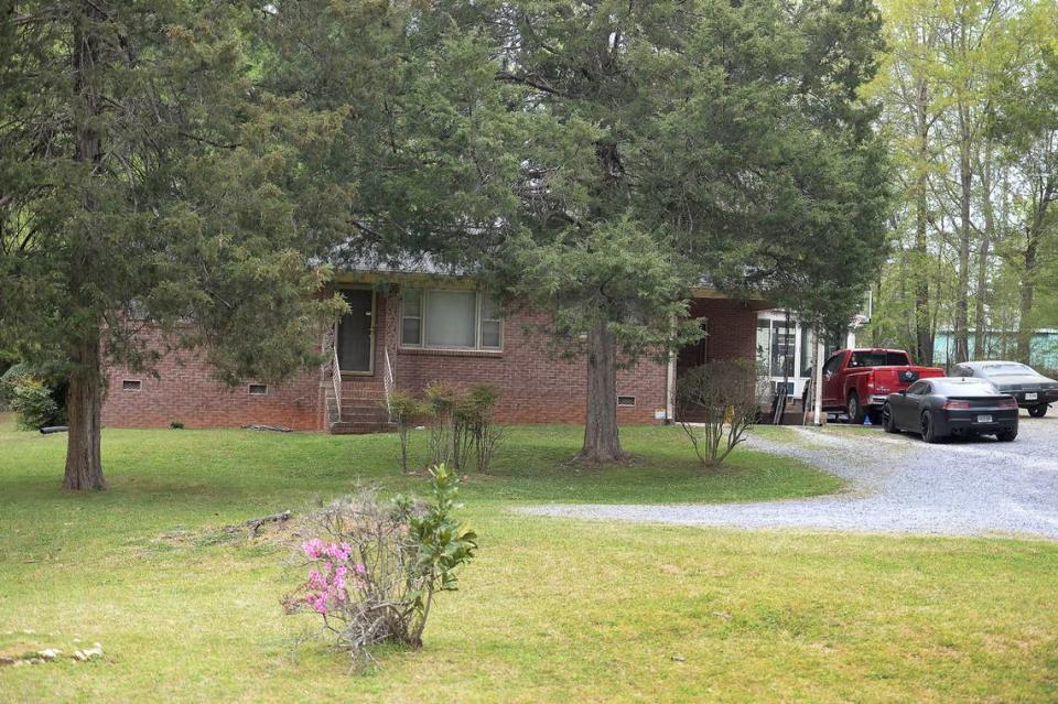 The residence of former NFL player Phillip AdamsÕ parents on Marshall Road. Phillip Adams shot 6 people on Wednesday, April 7, 2021 killing Dr. Robert Lesslie, his wife, two grand children and a Gaston HVAC worker. Another Gaston HVAC worker was severely wounded during the shooting in York County. Adams later killed himself at his parents home.