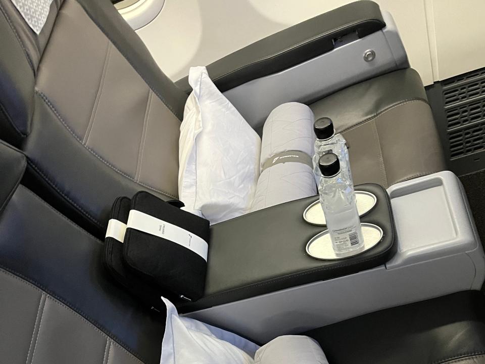 Saga Premium seats on Icelandair.