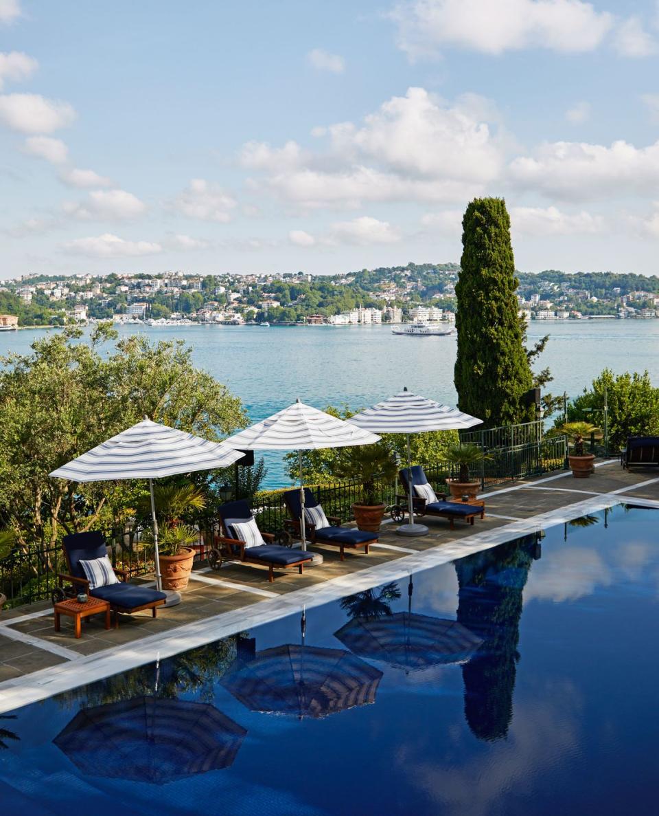 view of bosporus from caroline koç’s house