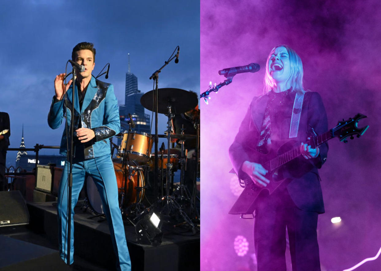 Brandon Flowers and Phoebe Bridgers - Credit: Getty Images