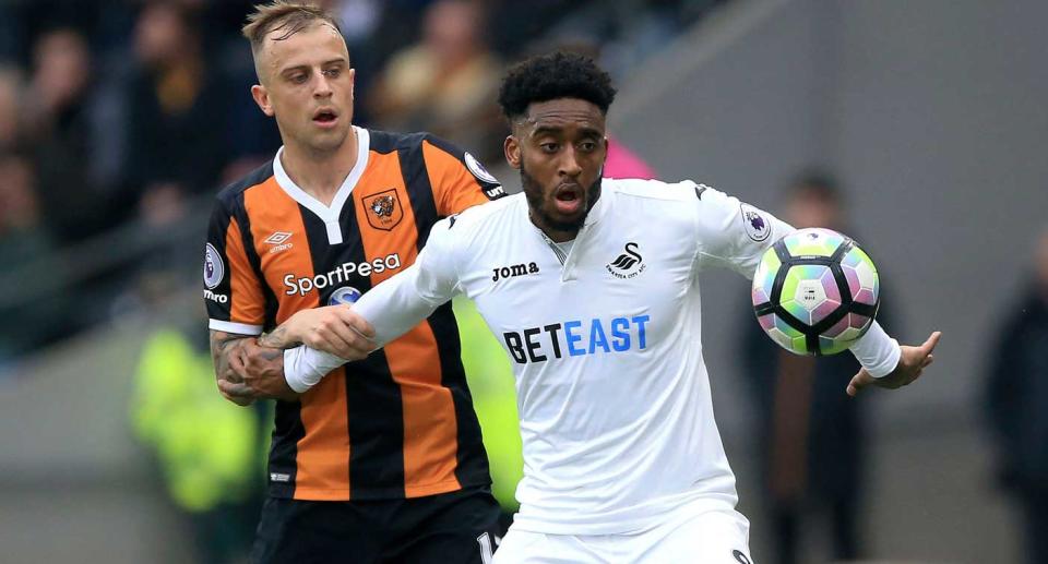 Kamil Grosicki and Leroy Fer