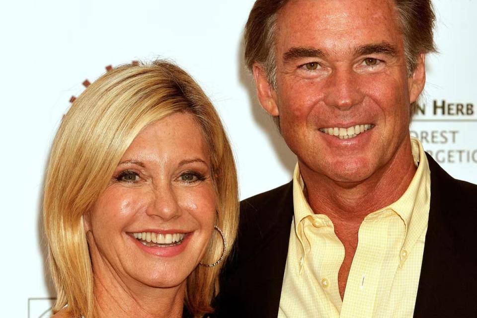 Olivia Newton-John’s husband, John Easterling has revealed she was at total peace in her final moments  (PA Archive)