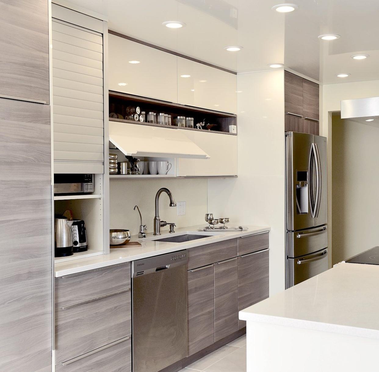 ikea cabinets in a custom designed kitchen