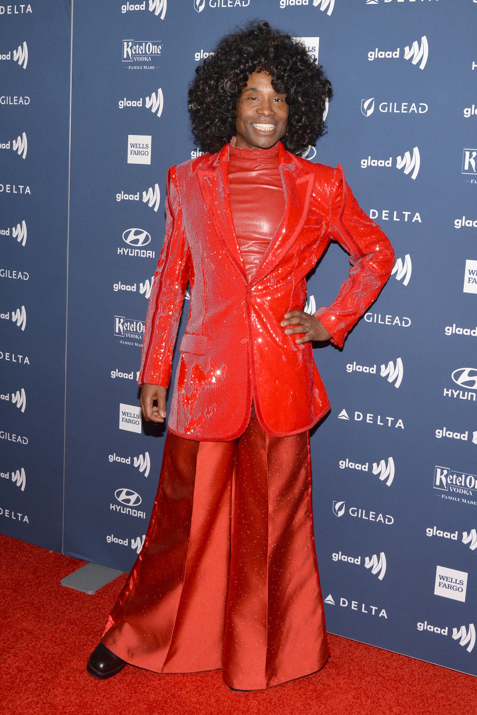 Billy Porter at the GLAAD Media Awards in New York in May 2019