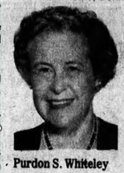 Purdon Smith Whiteley was injured in the automobile and trolley collision that killed her brother, Stephen Morgan Smith. About two weeks later, she was at home when fire consumed the family’s house, Brockie. She later married George H. Whiteley Jr., and the couple built Box Hill Mansion.