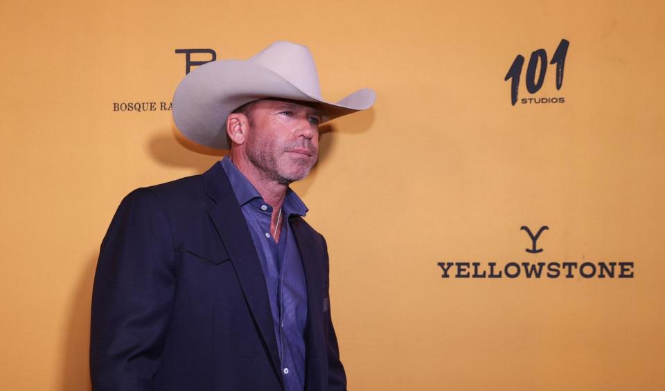 PHOTO: Taylor Sheridan attends the black carpet during 'Yellowstone' Season 5 Fort Worth Premiere at Hotel Drover on Nov. 13, 2022 in Fort Worth, Texas. (Omar Vega/Getty Images, FILE)