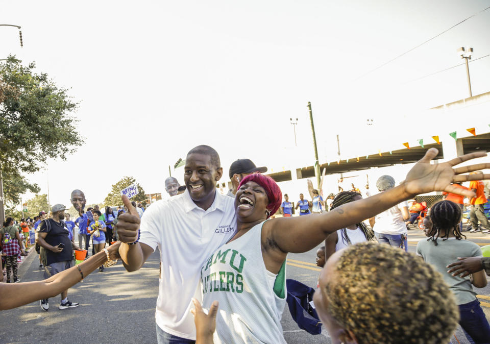 &ldquo;It was energizing, and I&rsquo;m honored that somebody wants to take a picture,&rdquo; Gillum said. &ldquo;It&rsquo;s not work for me.&rdquo; (Photo: Willie J. Allen Jr. for HuffPost)