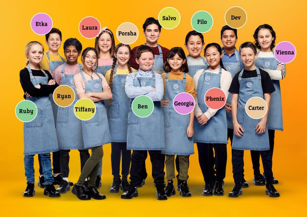 The cast of 'Junior MasterChef Australia'