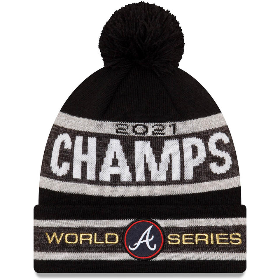 Braves 2021 World Series Champions Locker Room Knit Hat