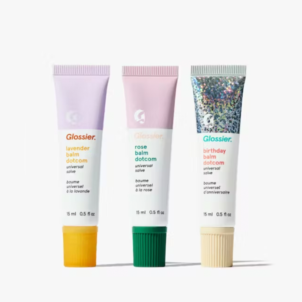 <p><a href="https://go.redirectingat.com?id=74968X1596630&url=https%3A%2F%2Fwww.glossier.com%2Fproducts%2Fbalm-dotcom-trio&sref=https%3A%2F%2Fwww.harpersbazaar.com%2Fbeauty%2Fskin-care%2Fg38056171%2Fbest-skin-care-holiday-gift-set%2F" rel="nofollow noopener" target="_blank" data-ylk="slk:Shop Now;elm:context_link;itc:0;sec:content-canvas" class="link ">Shop Now</a></p><p>Balm Dotcom Trio</p><p>glossier.com</p><p>$36.00</p><span class="copyright">Glossier</span>