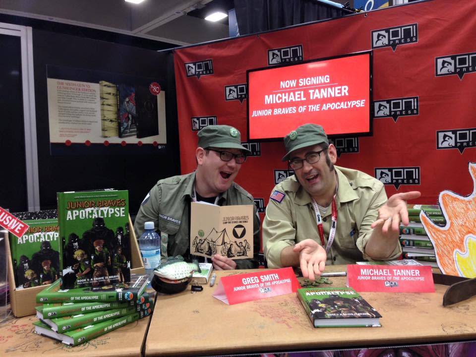 Greg Smith and Michael Tanner at San Diego Comic Con.