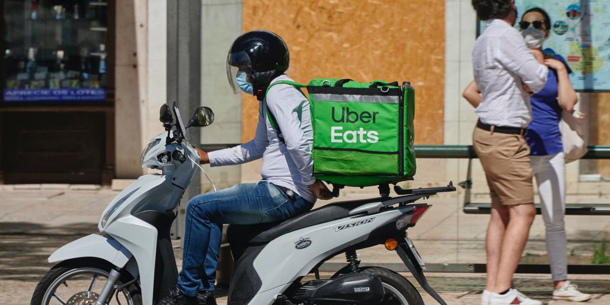 Uber Eats driver