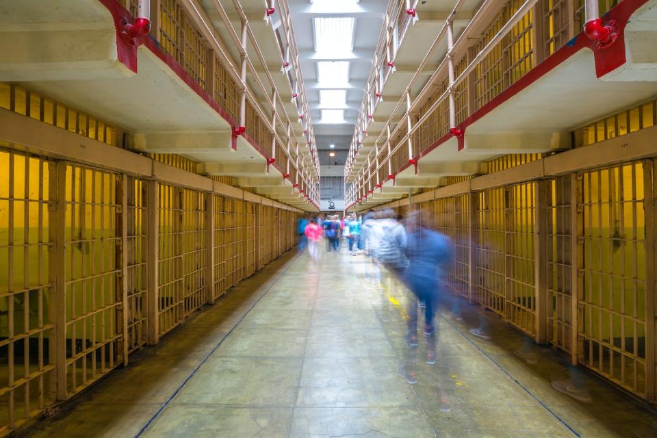 A large portion of prisoners in Australia reoffend after being released. <a href="https://www.shutterstock.com/image-photo/san-francisco-california-united-states-august-630056831" rel="nofollow noopener" target="_blank" data-ylk="slk:Shutterstock;elm:context_link;itc:0;sec:content-canvas" class="link ">Shutterstock</a>