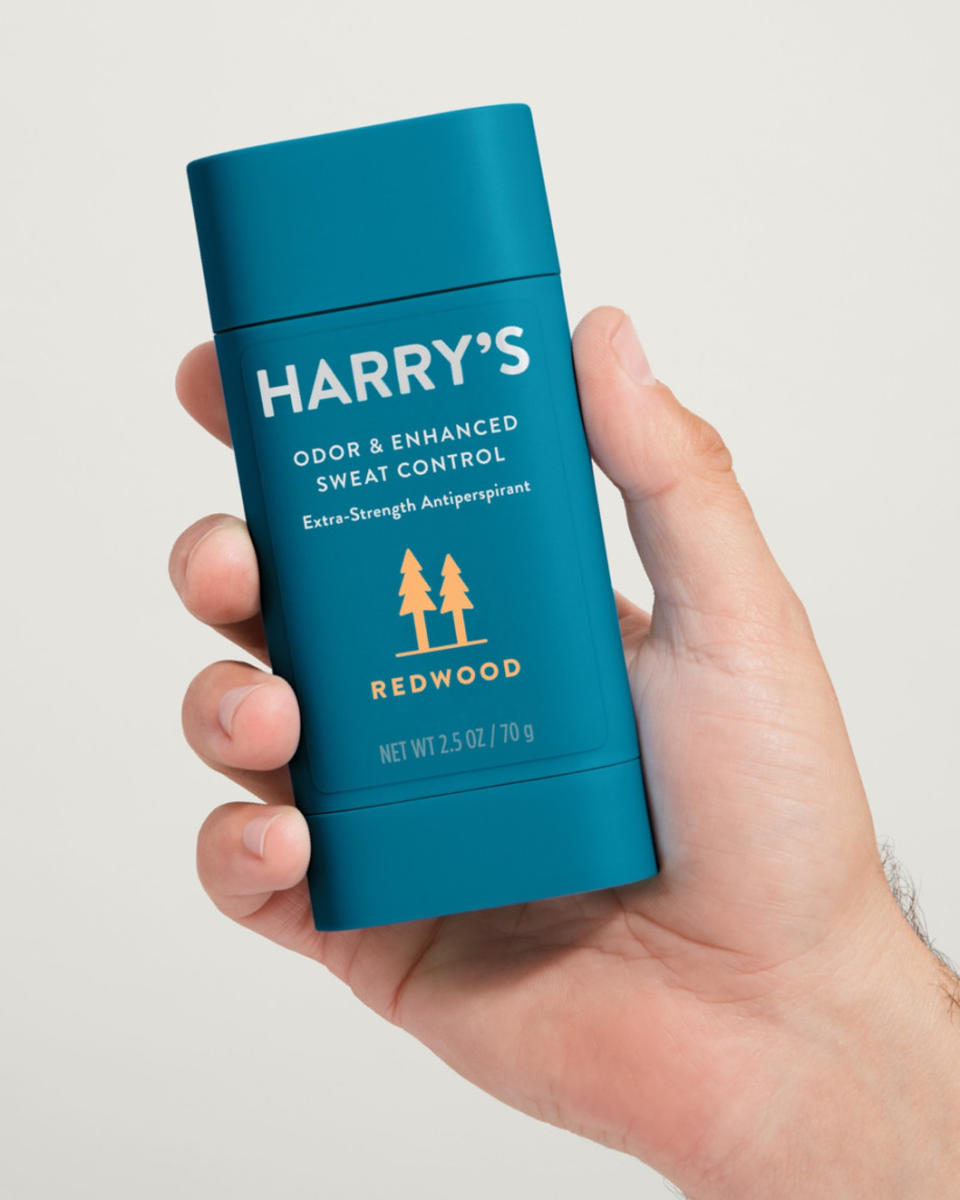 Harry's Odor Enhanced Sweat Control Extra Strength Antiperspirant in Redwood; best new grooming products of 2021