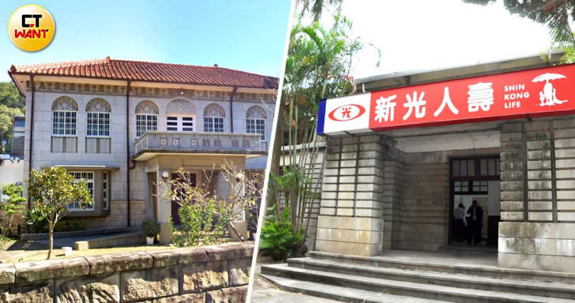 新竹州圖書館與姜阿新洋樓兩座古蹟，過去皆為新光集團吳家購得與維護保存。（圖／報系資料照）
