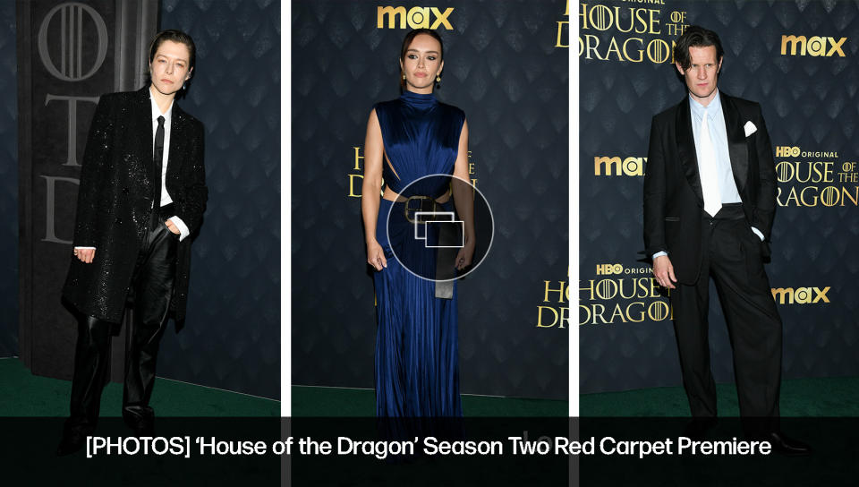 emma d'arcy, olivia cooke, houe of the dragon season 2 premiere red carpet fashion, s2 HOTD, HBO Max