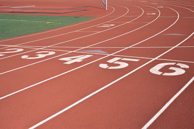 File: Getty Stock image of a track field