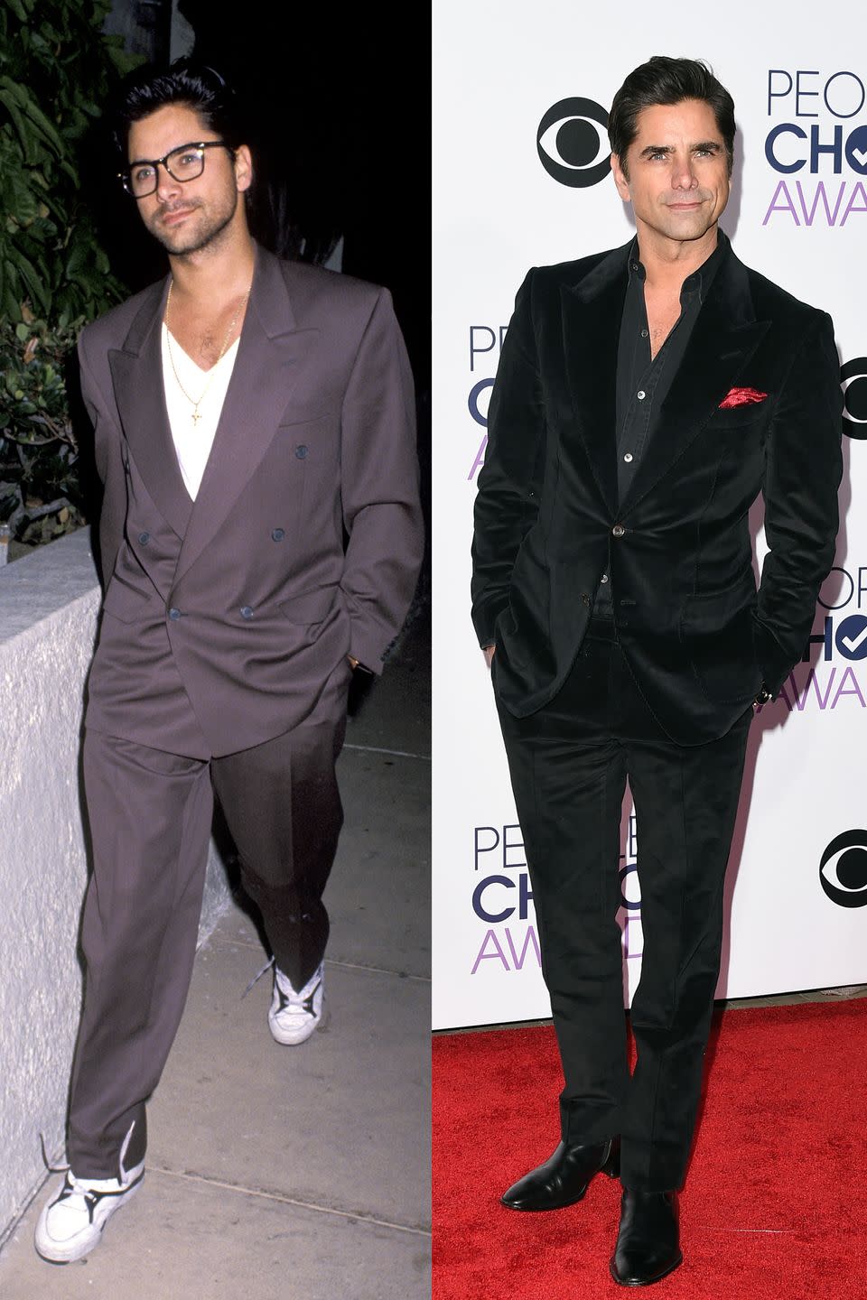 John Stamos 1990 v. Now