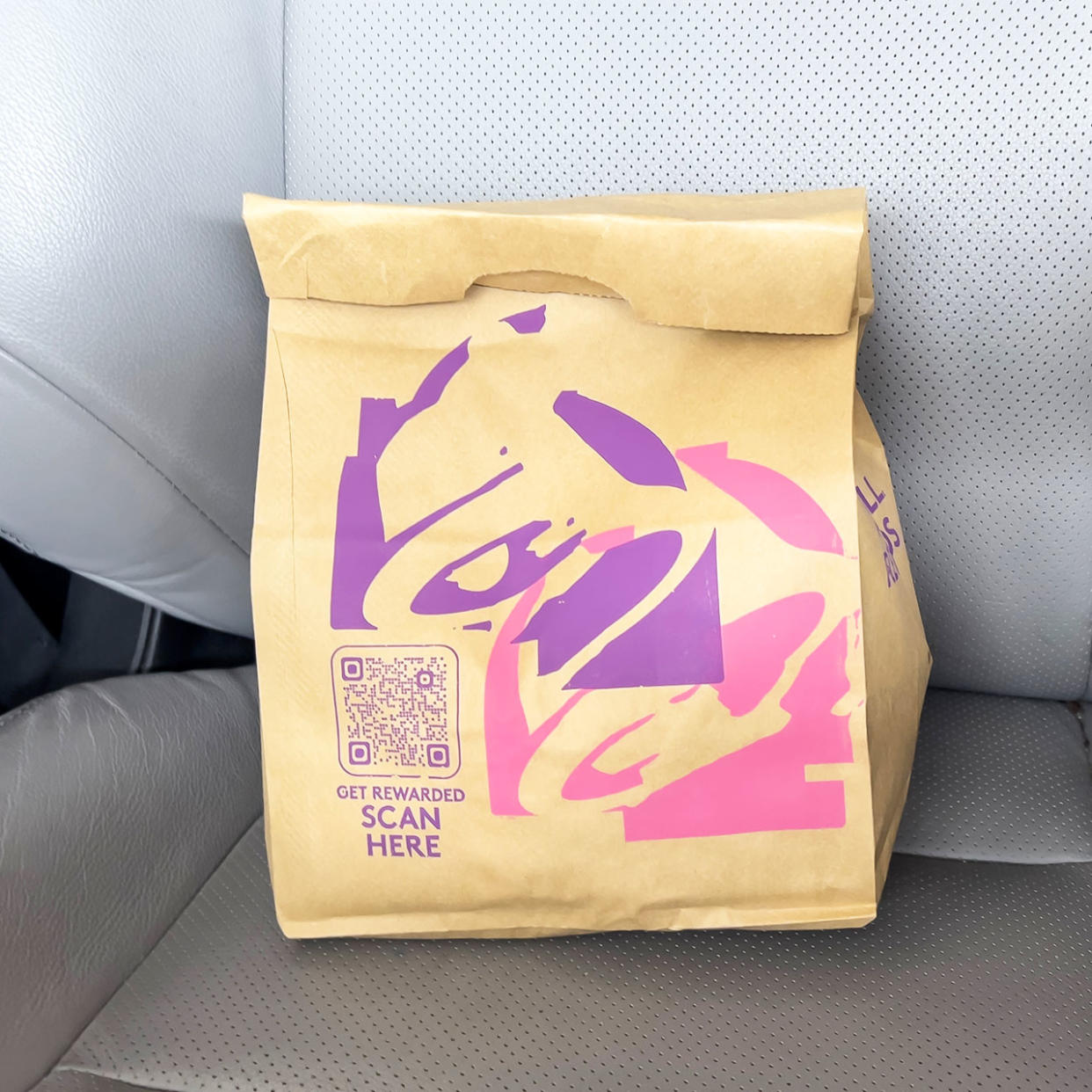 taco bell order inside car