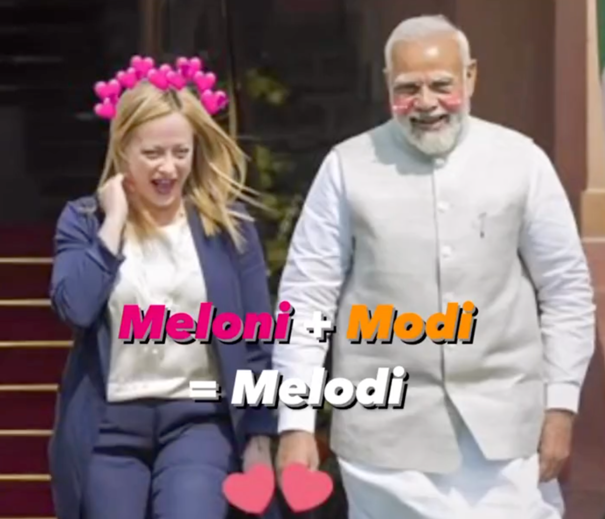 Modi and Meloni are the Indian internet's favorite new couple