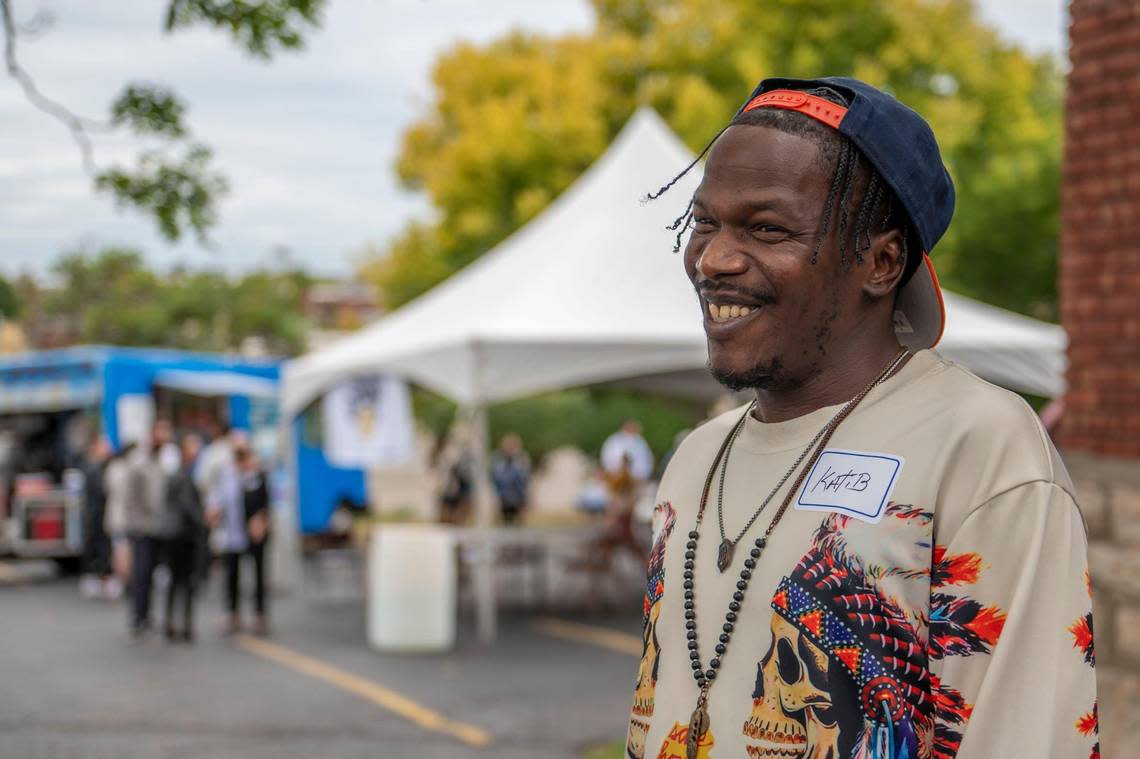 Khatib Williams attends an event at the Heartland Center last month.