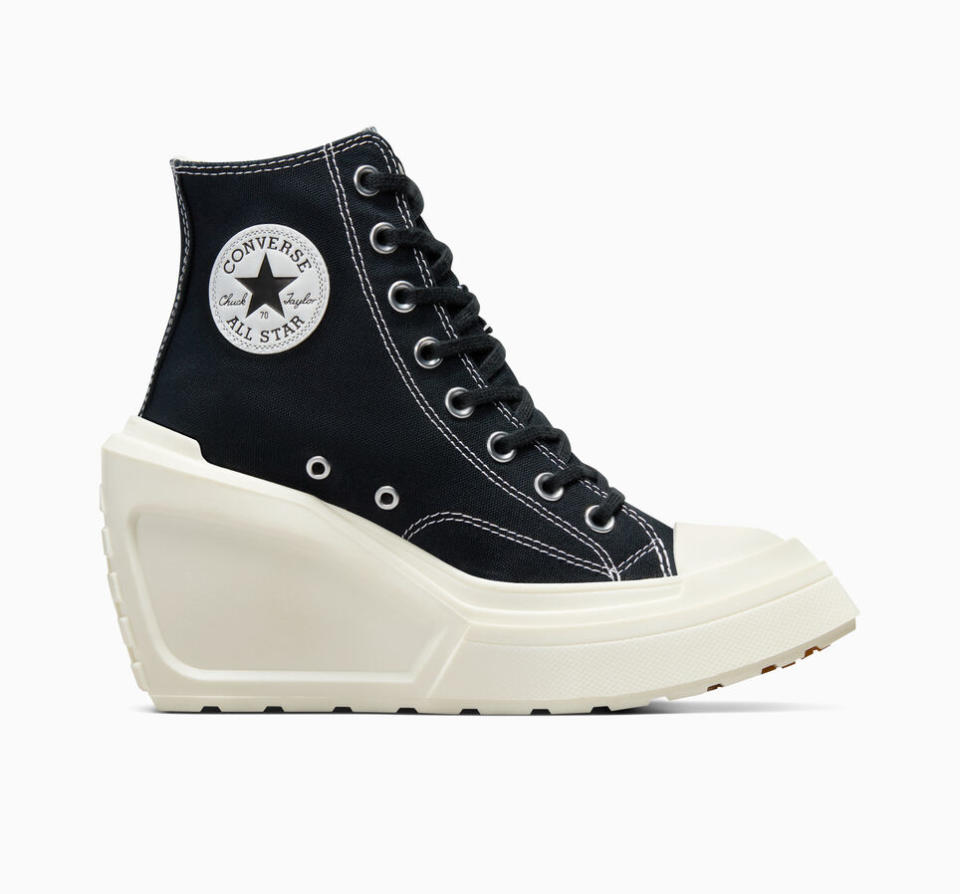 High-top, Converse, boot, wedge, canvas