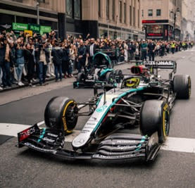 Festivities included appearances by Lewis Hamilton and Toto Wolff to the world-famous Empire State Building Observatory and a never-before-seen F1 car demonstration down Fifth Avenue (Photo: Business Wire)