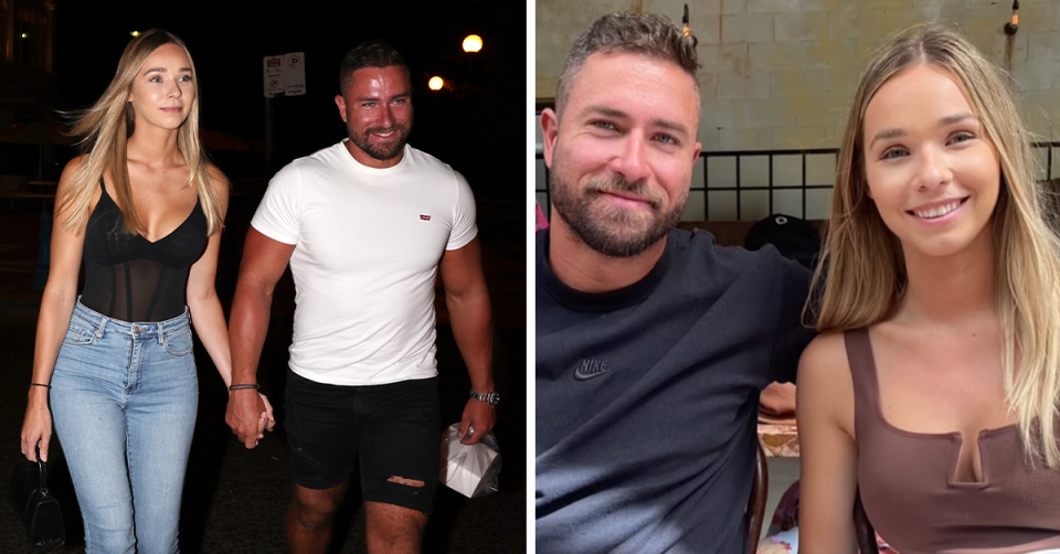 MAFS’ Harrison and his new girlfriend Gina.