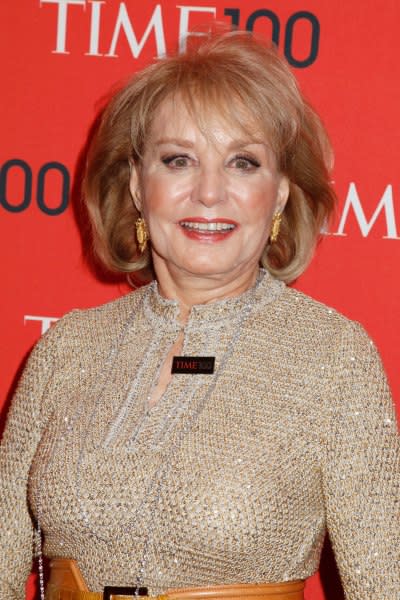 Barbara Walters posing 