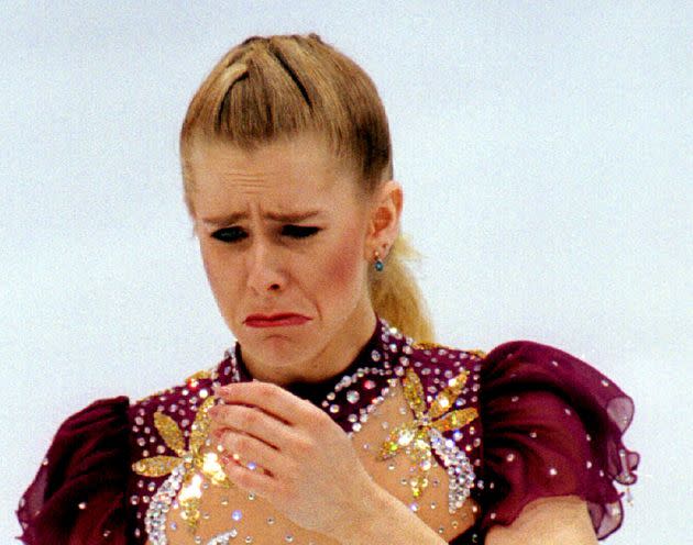La patineuse Tonya Harding lors des Jeux olympiques de Lillehammer en 1994. (Photo: Enrique Shore via Reuters)