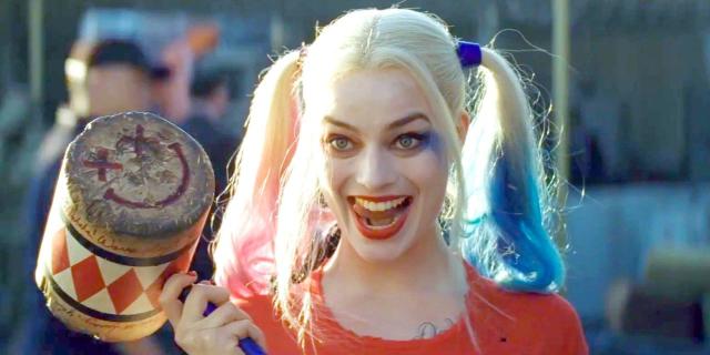 Immagini Suicide Squad 2016 Margot Robbie Harley Quinn eroe Mazza da