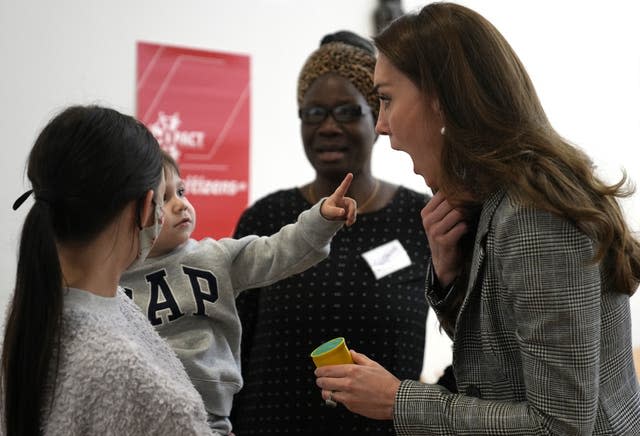 Duchess of Cambridge visits PACT