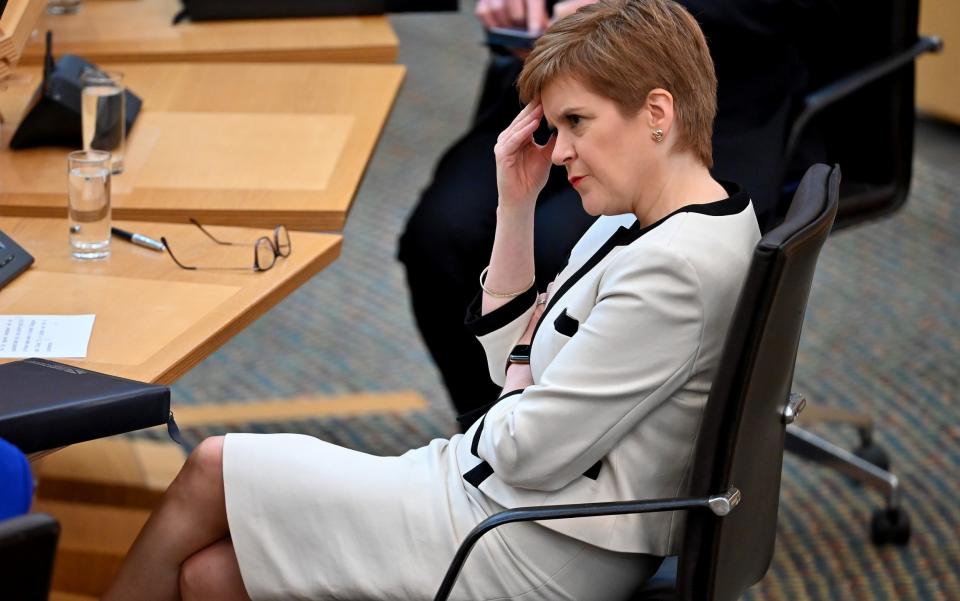 Nicola Sturgeon's government has been accused of sending mixed messages to students - Getty Images Europe