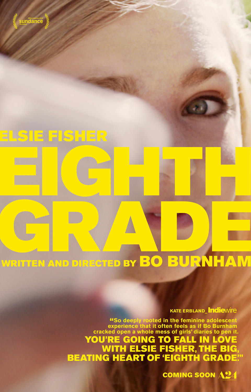 movie poster for "Eighth Grade"