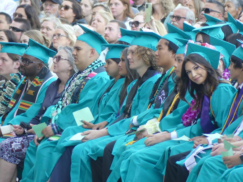 Nearly 430 Sultana High School seniors turned their tassels during the school’s 27th commencement ceremony on Wednesday, May 24, 2023 at Glen Helen Amphitheater in San Bernardino.