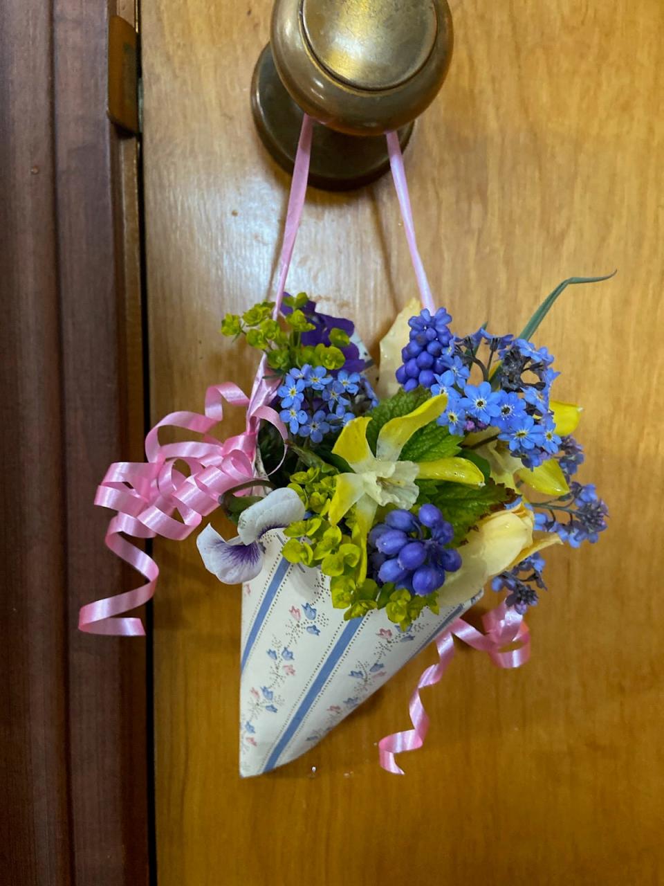 May Day baskets similar to this one are being made at Harvey School's "Merrie Month of May Celebration" from 1-4 p.m. Sunday.