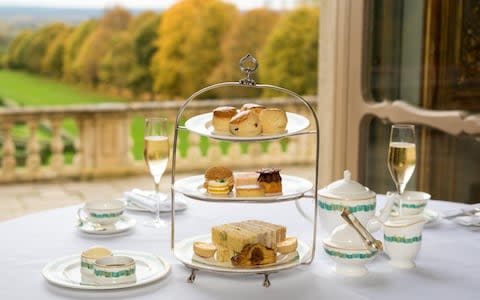 Afternoon tea at Cliveden House, Berkshire, where the Profumo Affair began in 1961. - Credit: Lynk Photography 