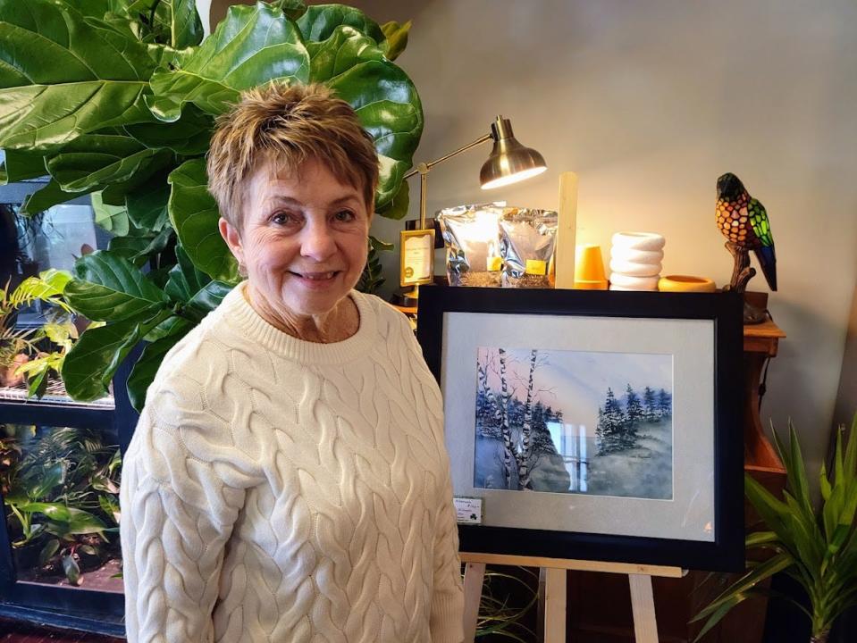 Artist Karen McLaughlin showed her work at The Conservatory at last year's Art in April. This year's event is April 25.
