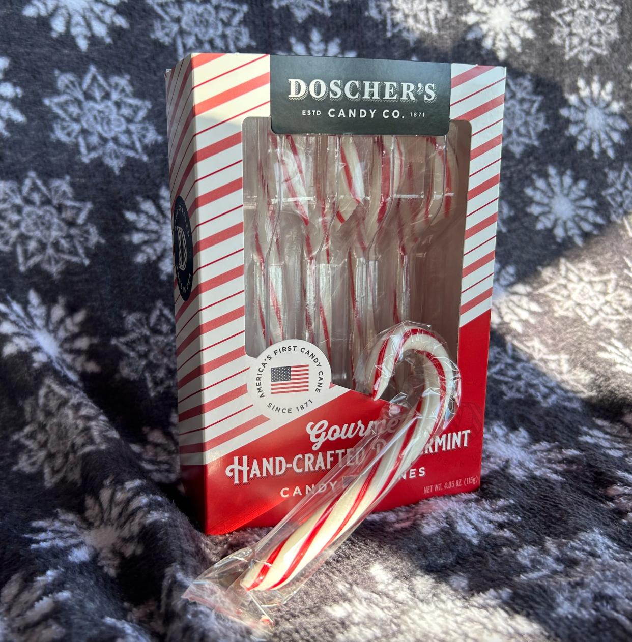The handmade candy canes from Doscher’s Candy Co. are a traditional Christmas treat in Cincinnati.