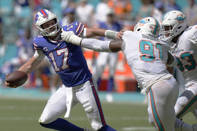 Dolphins halt Allen, survive 'butt punt' to beat Bills – KXAN Austin